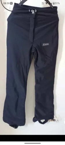 Calça impermeável, forrada, tamanho p ,para trilha ou moto