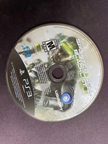 Lote com 4 Jogos Originais PS3 | Apenas Discos | PES, LEGO, Splinter Cell e Mercenaries