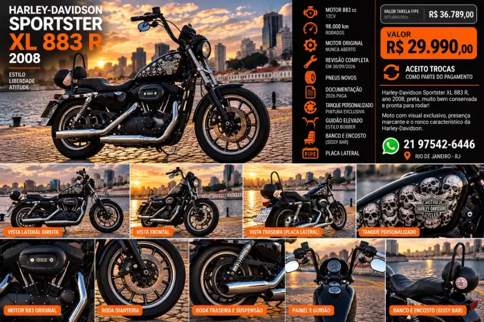 Harley-Davidson Sportster XL 883N Iron 2008