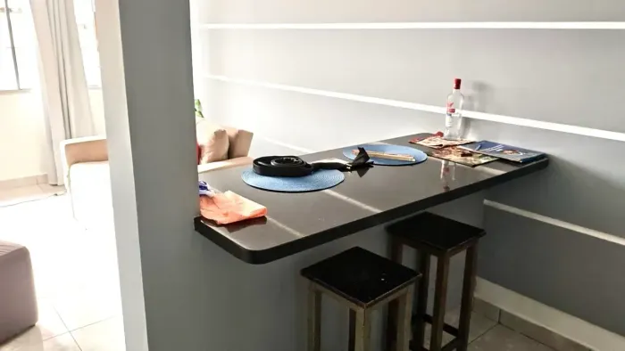 Canto do Forte. Vendo Apartamento 1 Dormitório. Garagem p/ Moto