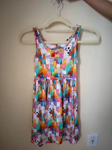 Vestido Alphabeto 10 anos