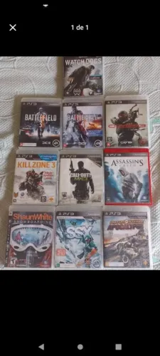 Kit 10 jogos ps3 original otimo estado.