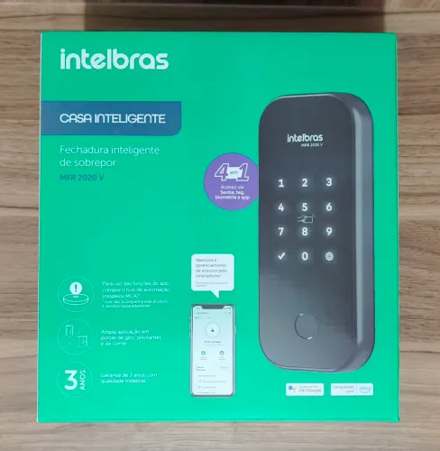 Fechadura inteligente digital Intelbras MFR 2020V