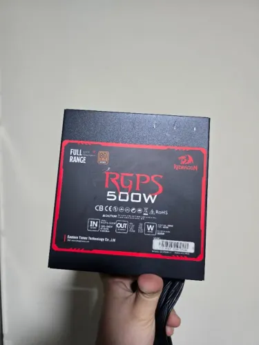 FONTE 500W REDRAGON 80 PLUS BRONZE