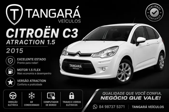 Citroen C3 Attra/origine Pack 1.5 Flex 8V 5P MEC 2015