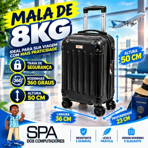 Mala de 8kg para viagem