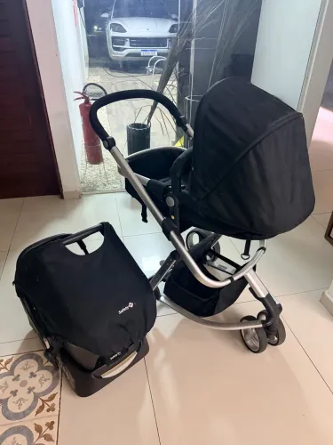 Carrinho e bebê conforto safety 1st