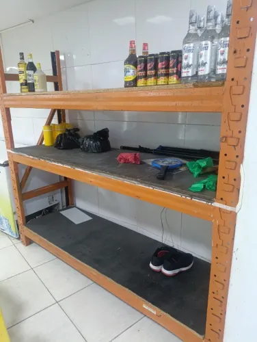 Estante de aço comercial