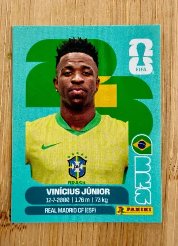 Figurinha Avulsa - Vinícius Junior - BRA 14 - Copa 2026