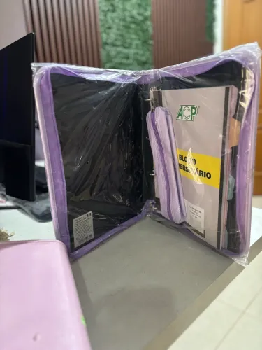 Caderno inteligente + fichário
