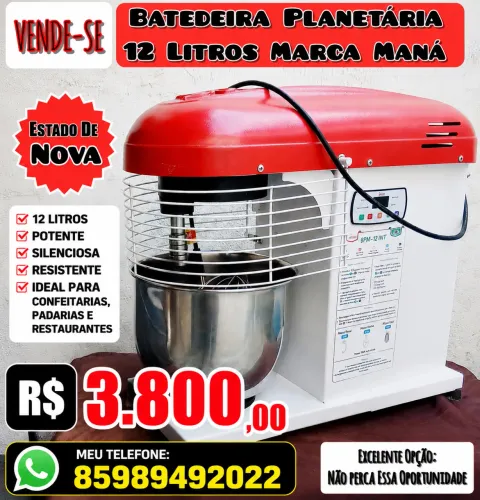 Batedeira 12 litros, BPM12Pro