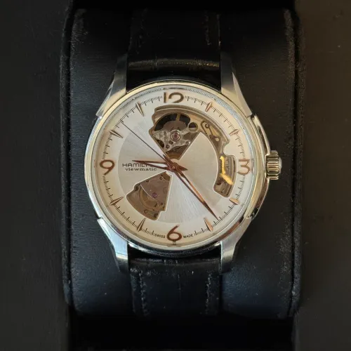 Relógio Hamilton Jazzmaster Open Heart H325651