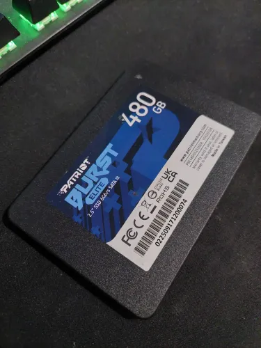 SSD Patriot Burst Elite 480GB SATA - 100% Saúde - Excelente Estado