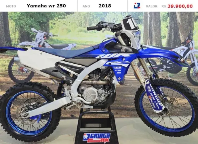 Vendo troco WR250F 2018 