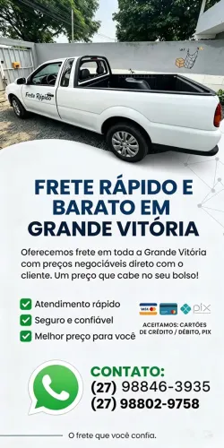 Frete rápido e barato