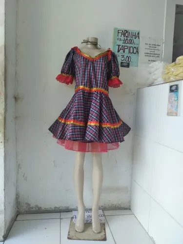 Vestido Junino Adulto TAM M/G