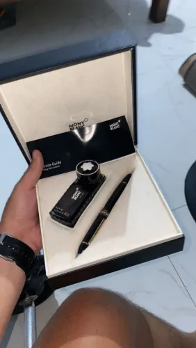 CANETA TINTEIRO MEISTERSTUCK 149 REVESTIDA A OURO