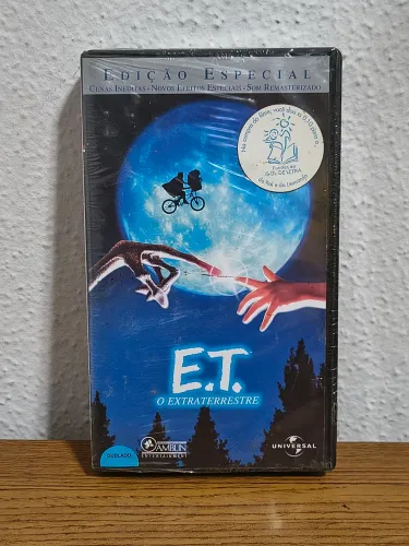 VHS E.T. O Extraterrestre LACRADO EDIÇÃO ESPECIAL DUBLADO NACIONAL 