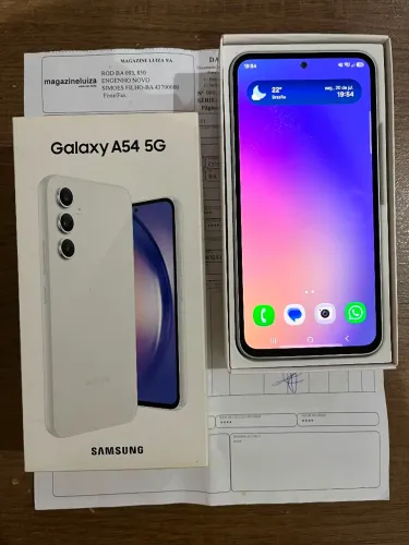 Samsung A54 Branco 128GB + Nota fiscal