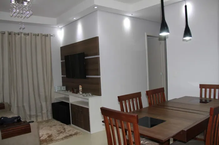 Lindo apartamento Completo de Modulados no Cond. Upper Life Campolim de 68M² de 3 Dormitór