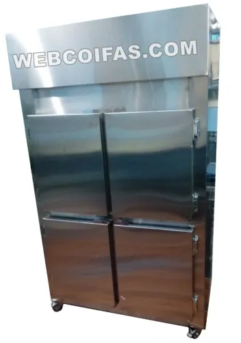 Geladeira ou Freezer industrial com porta cega ou vidro, aço inox, direto da fábrica.