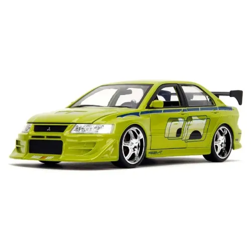 MINIATURA DE CARRO JADA FAST & FURIOUS - BRIAN'S MITSUBISHI LANCER EVOLUTION VII - ESCALA