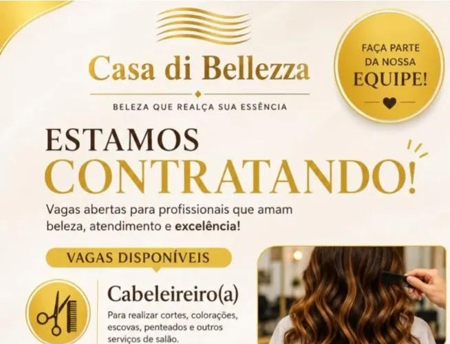 Vaga para Cabeleireiro