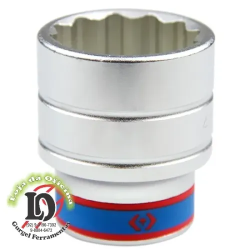 Soquete Estriado 32mm - 1/2" - King Tony-KT433032MR