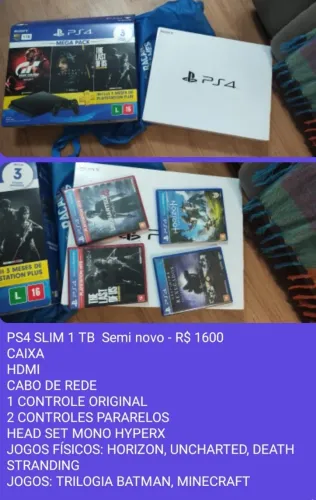Playstation 4 Slim 1TB