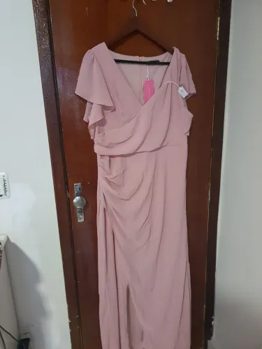 Vestido de Festa Rosê tm 46/48