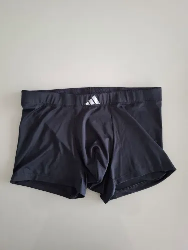 Cueca Boxer Adidas Poliéster Spandex Preto M Pouco Usada