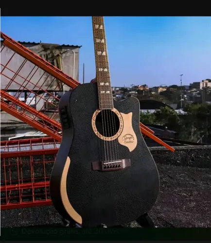 GONZALEZ VIOLÃO OÁSIS BK PRETO ELET FOLK