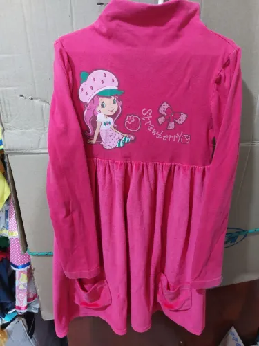 Vestido manga longa infantil - 8 anos