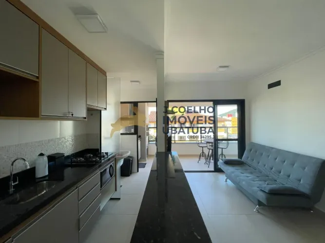 Apartamento novo para locação com 2 SUÌTES e varanda gourmet no Itaguá em Ubatuba SP.