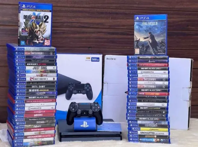 PS4 SLIM PRATICAMENTE ZERO ATÉ 12X CARTÃO
