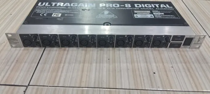 Ada8000 Behringer Conversor A/d   D/a De 8 Canais 