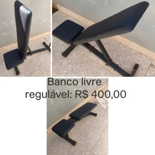 Equipamento de academia, anilhas e barras