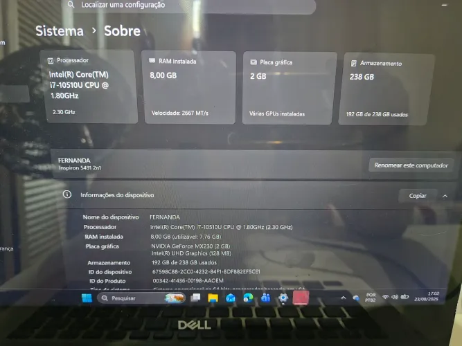 Notebook Dell