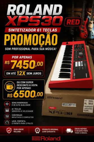 Roland Xps30 Red sintetizador 61 teclas promoção