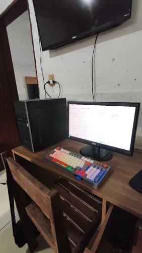 Kit completo mause, teclado e mouse pad