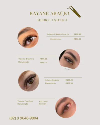 Extensão de cílios 