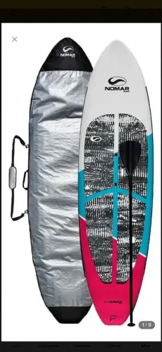 PRANCHA STAND UP PADDLE - Fibra, acompanha capa, remo e slash