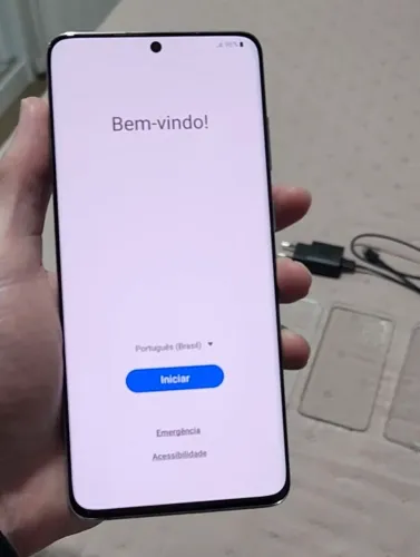 Samsung Galaxy S20 Plus azul impecável 128gb