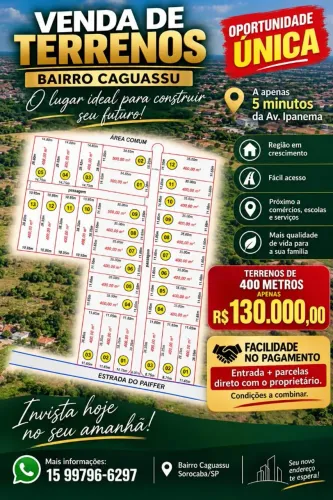 Terrenos prontos para construir aceito o carro a partir de 50 mil com preço para revenda