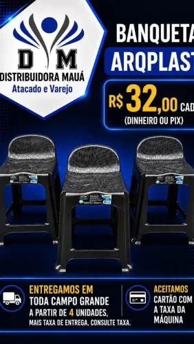 Banquetas com encosto 