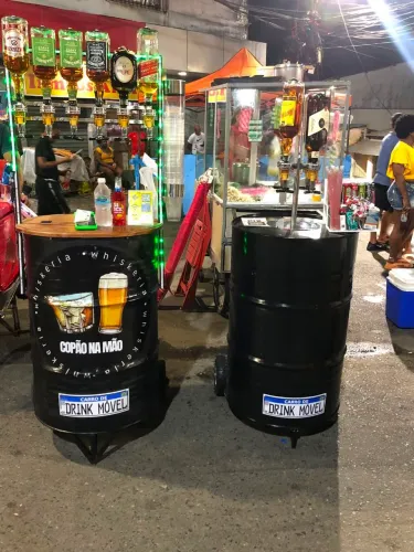 Carro de Drink movel (destilado)
