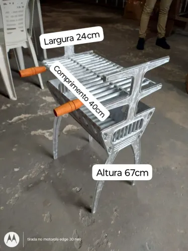 Churrasqueira Alumínio desmontável