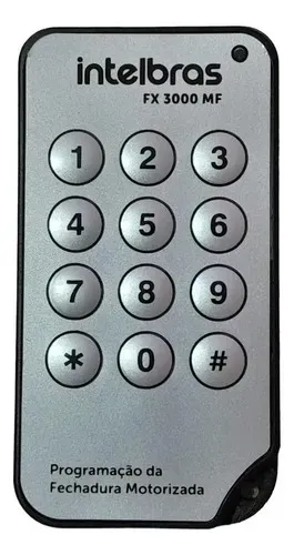 Controle Remoto Da Fechadura Fx 3000 Mf Intelbras