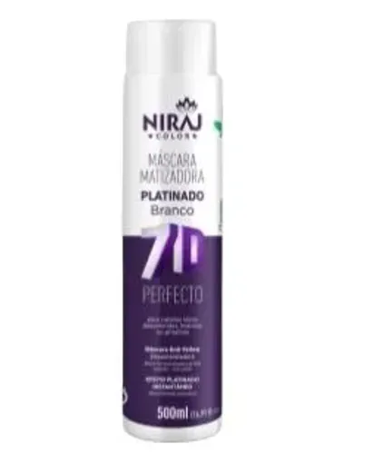 Mascara Matizadora Platinado Branco 7d Perfecto 500ml