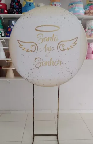 Capa para decoração de painel redondo de 1,00 x 1,00 em  vários temas 